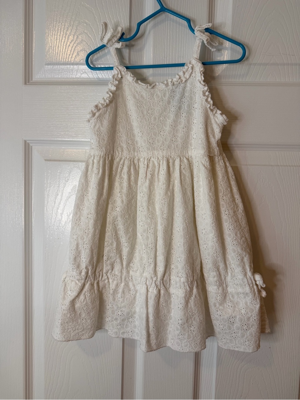 Calypso for Target girls' White Eyelet Sundress